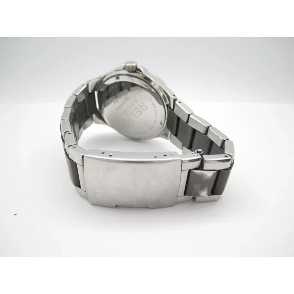 Men Relic Quartz 50m WR Analog 41mm Round Watch (H562) 